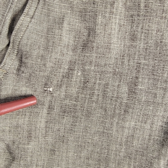 Abercrombie and fitch Sz XS Shorts High rise Linen Blend Pockets Drawstring - Picture 2 of 8